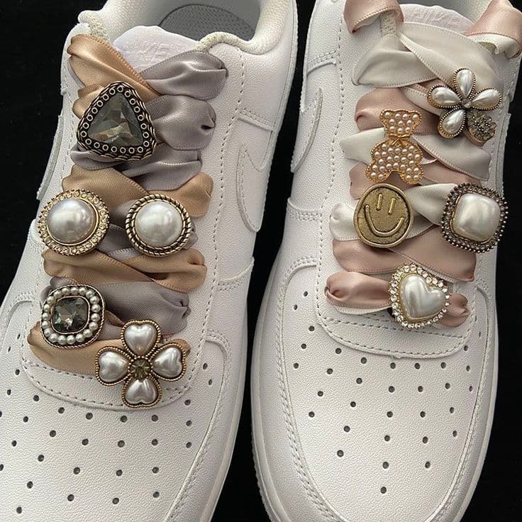 Custom shoes with embellishments